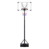 TotheCORE Basketball Stand 5.25-8.53 Ft Adjustable Portable Basketball Hoop & Goal With PC Backplate, Large Base And Wheels